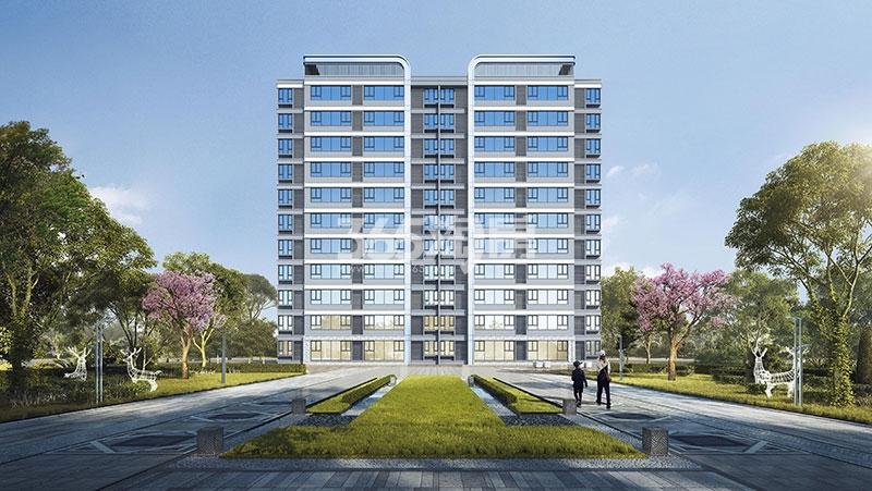 旭辉望江来建筑立面效果图