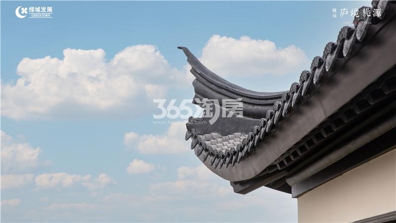 绿城庐境桃源项目示范区远处实景图（2022.2.28）