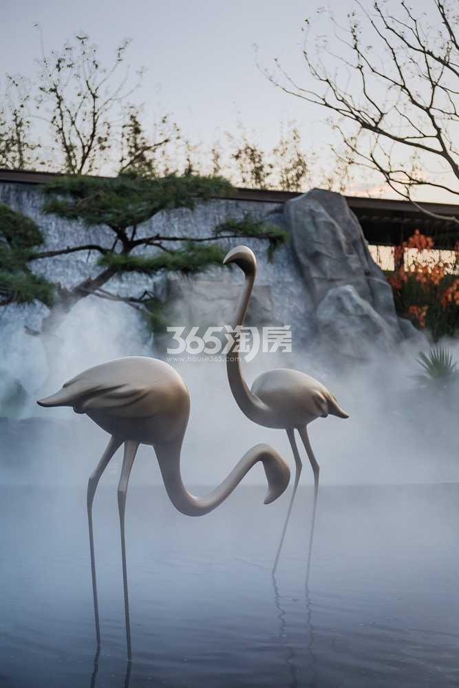 龙湖·粼云上府示范区实景（2021.12.9摄）