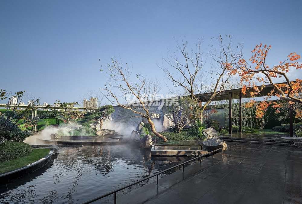 龙湖·粼云上府示范区实景（2021.12.9摄）