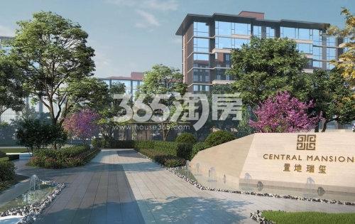 置地瑞玺小区外部标志效果图