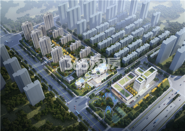 意禾阅湖登科鸟瞰图