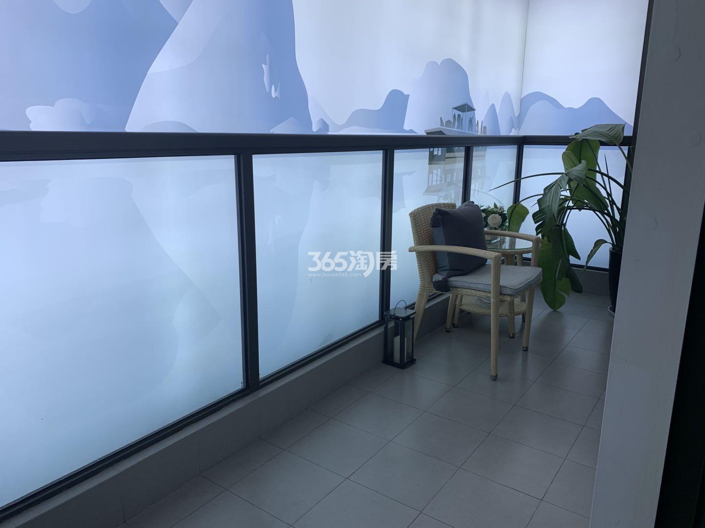 苏州紫珺兰园124㎡户型样板间阳台
