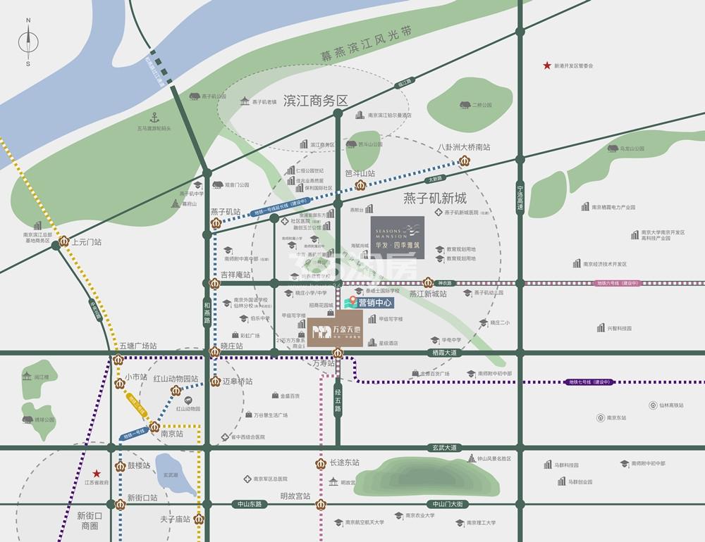 华发·四季雅筑交通图