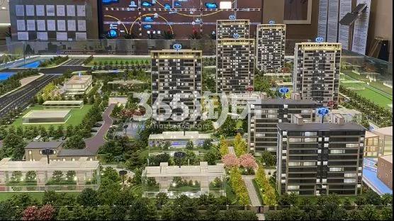 悦湖新著售楼部沙盘实景图（2021.3.16）