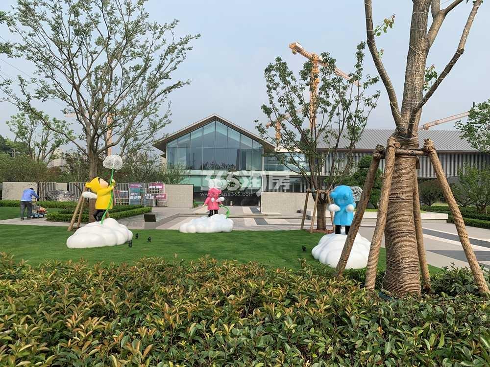 远洋正荣玺樾售楼处实景（2021.7.7摄）