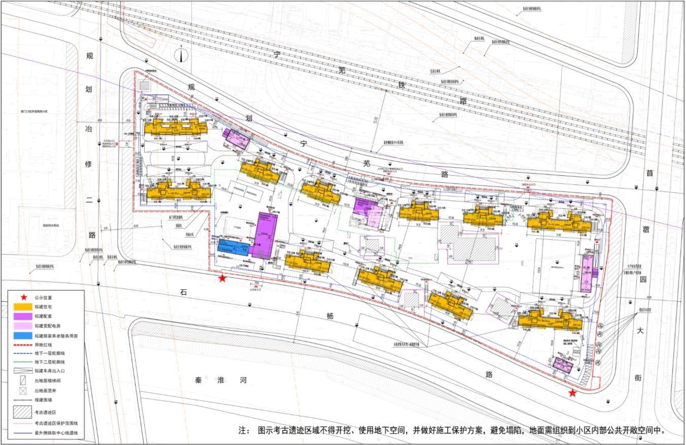 南京交通老城东G122地块规划平面图