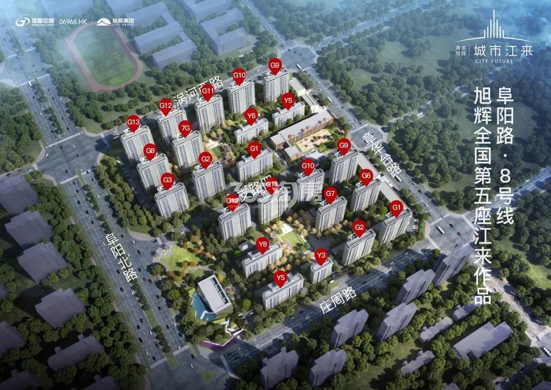 港龙旭辉城市江来楼栋图