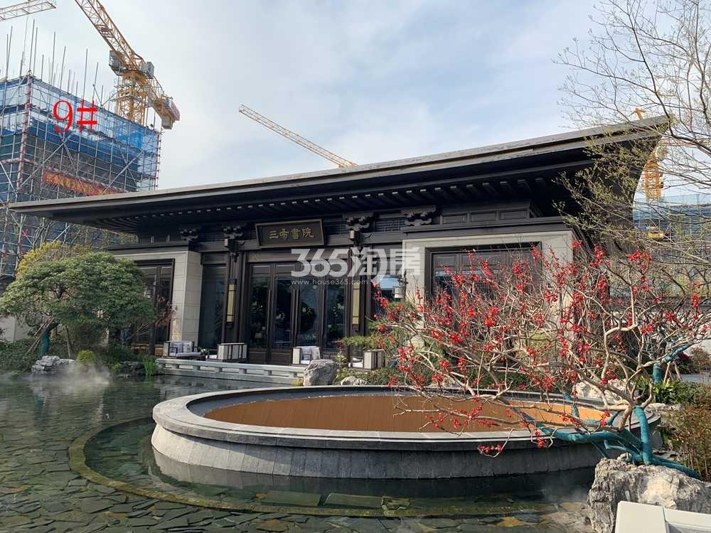 建发泊月湾示范区实景（2021.3.24摄）