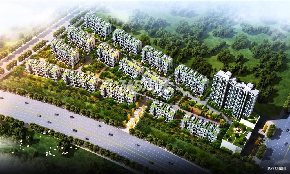 荣德·荣泽公馆总体鸟瞰图