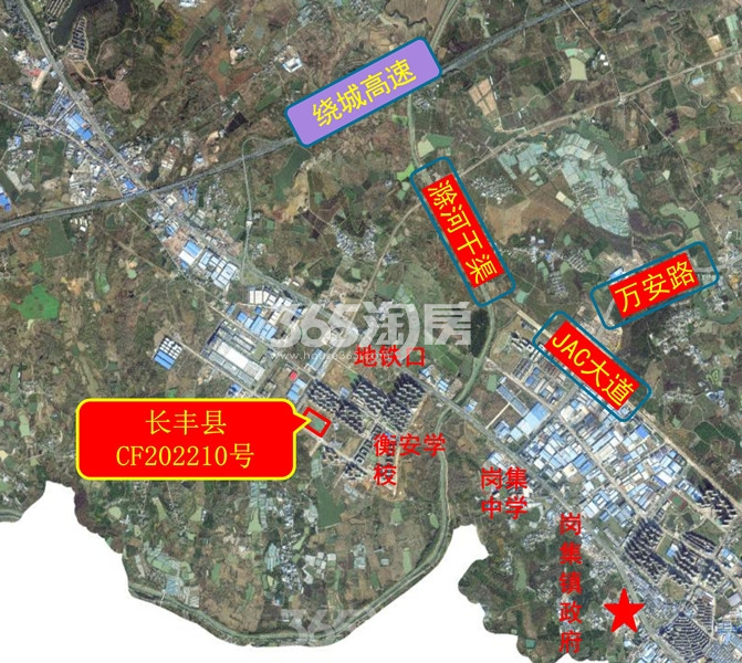 合肥城改CF202210号地块图