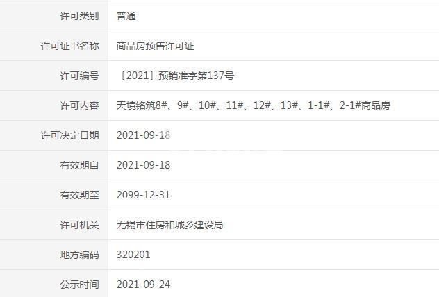 望山樾北区8#、9#、10#等楼栋预售许可证