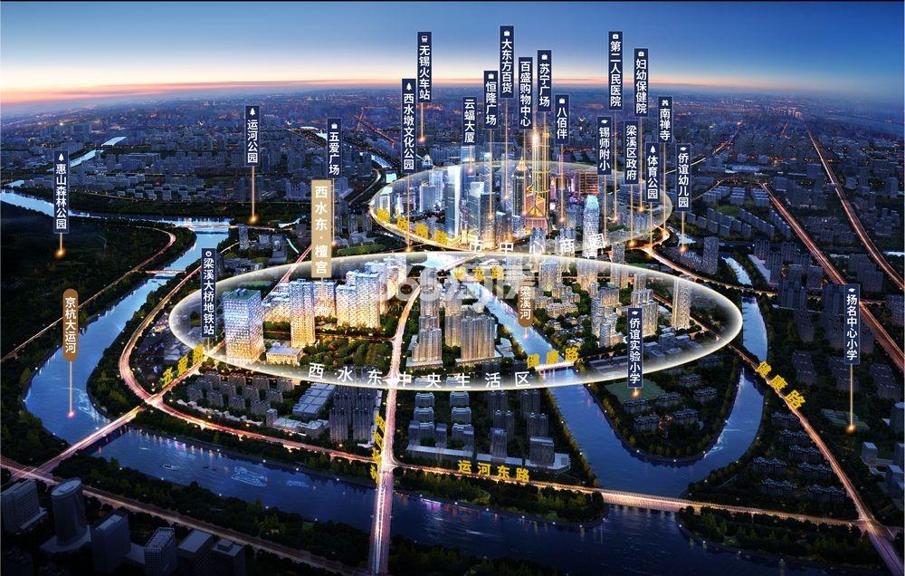 西水东·檀宫外立面效果图