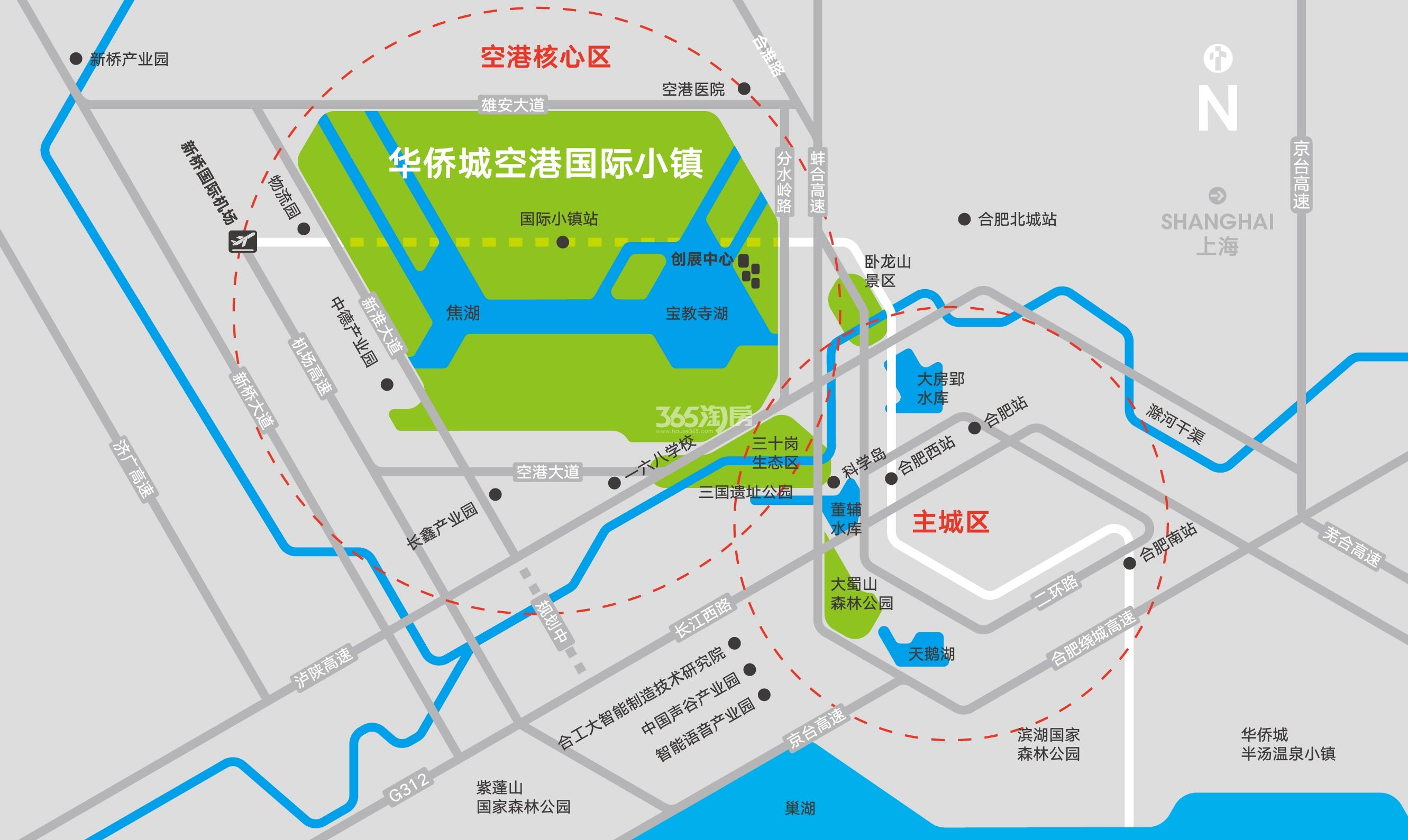 华侨城国际小镇宝教湾（5号地块）交通图