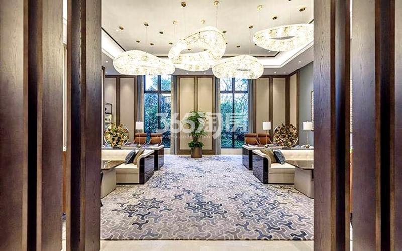 蠡湖金茂府售楼处洽谈区实景（2020.9.30摄）