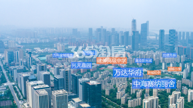 云际花园周边配套航拍图 （2020.08）