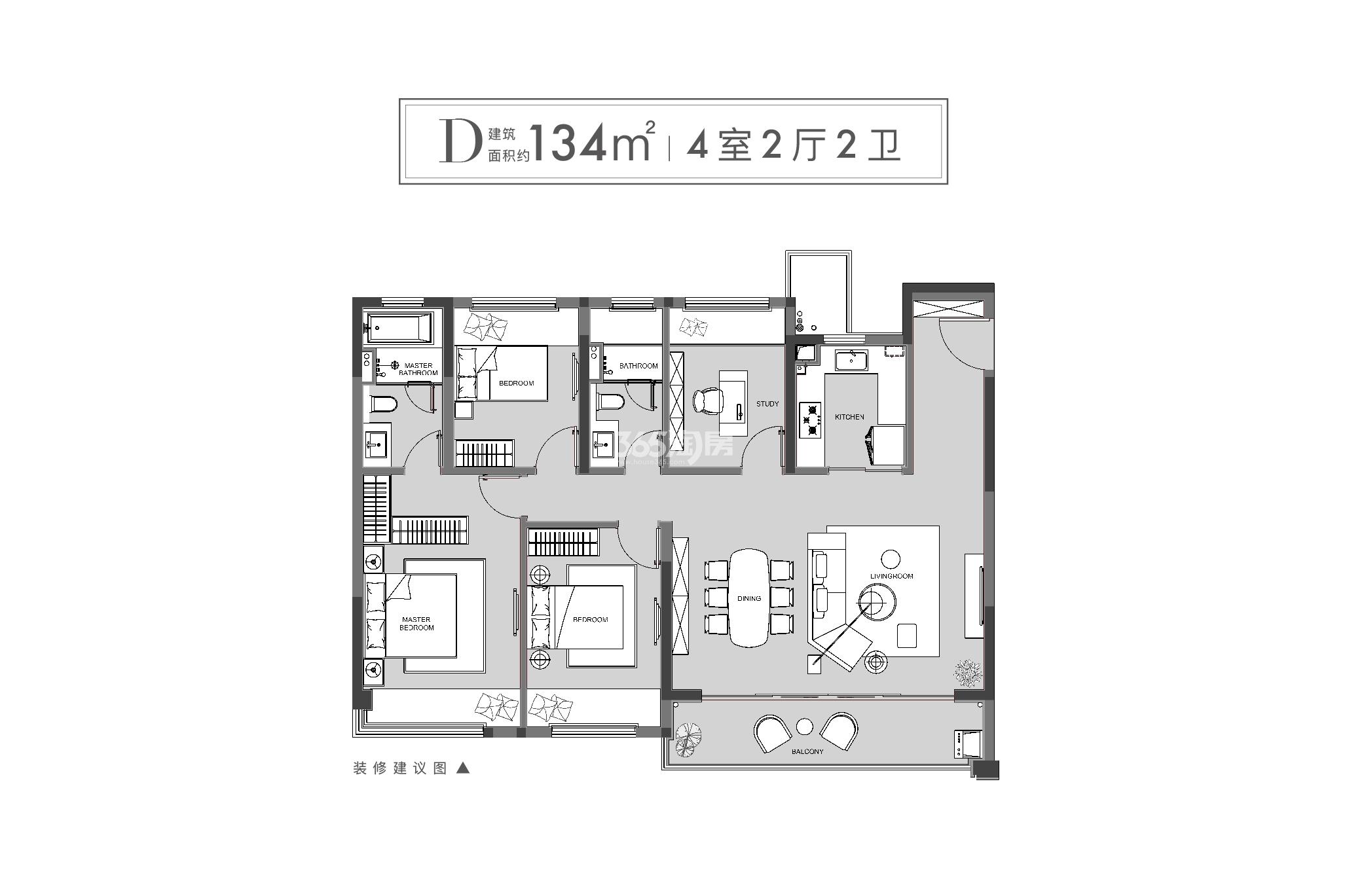 中建晴翠璟园户型图