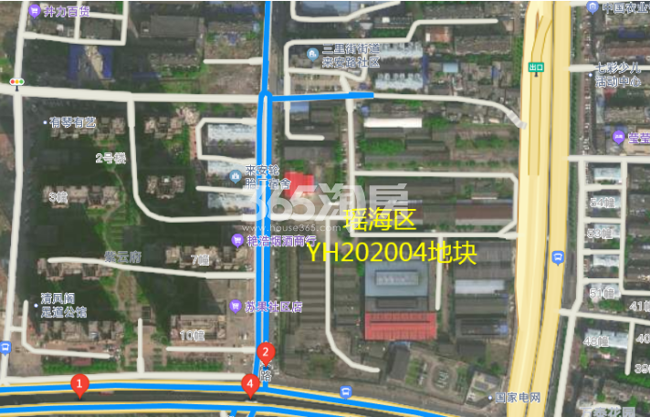 龙湖YH202004号地块图