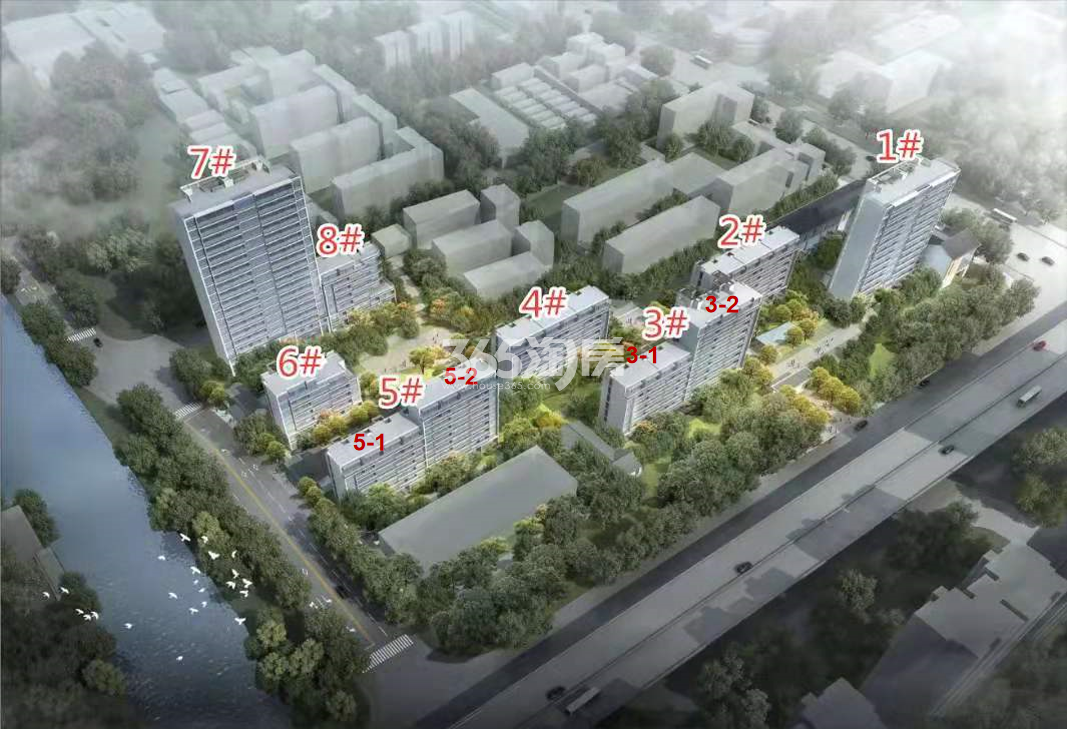 东原印长江鸟瞰图