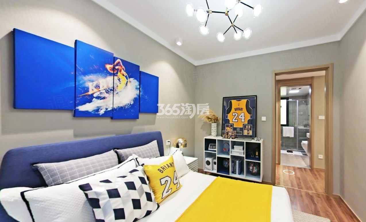 湖湾天地125㎡户型儿童房样板间图