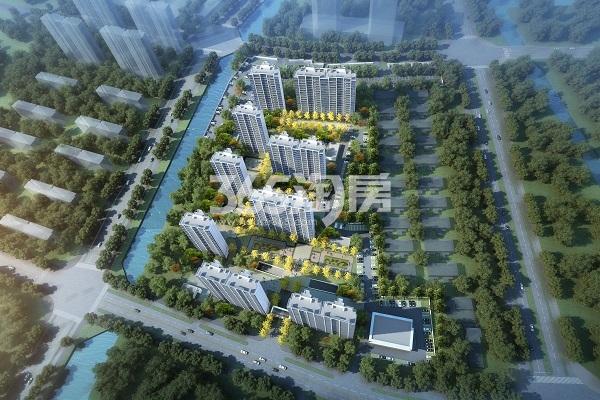 南山溪上四季花园效果图