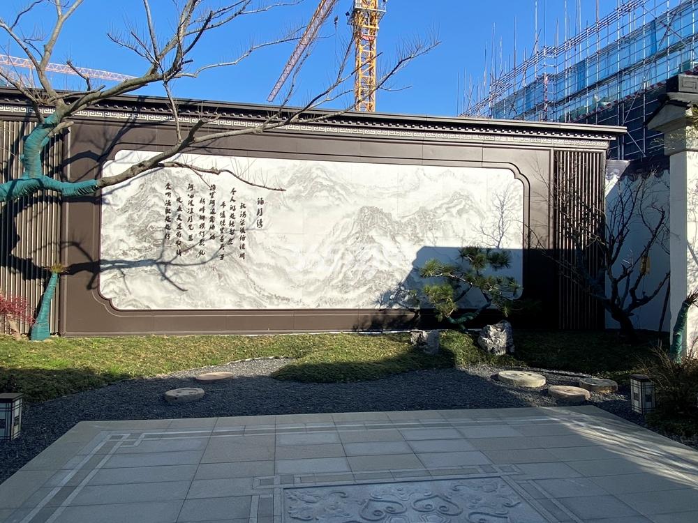 建发泊月湾示范区实景（2021.2.20摄）