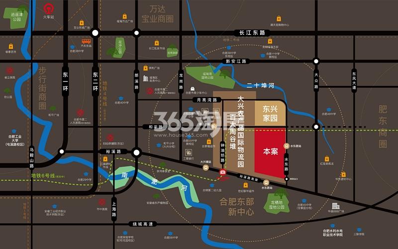 百大东城印象交通图