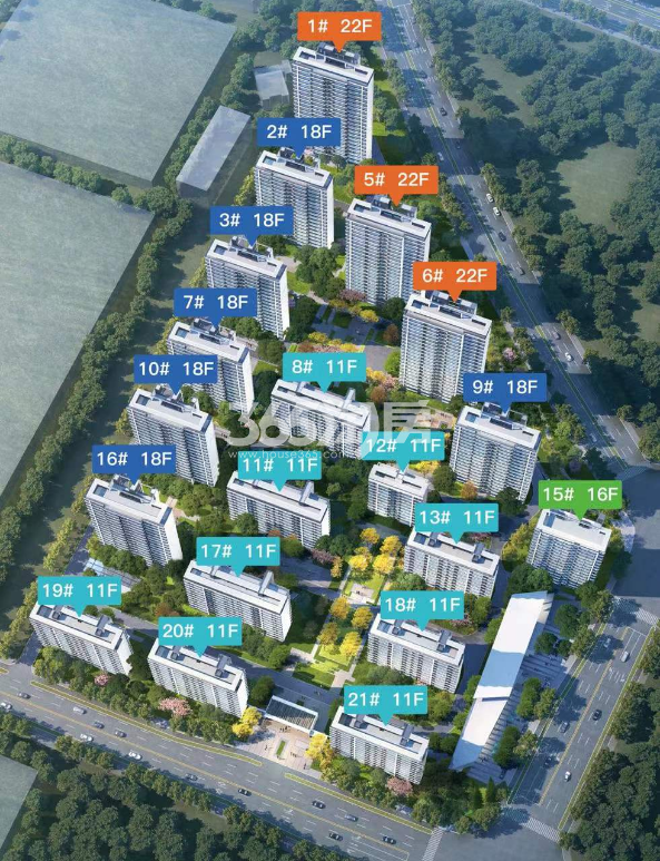 徽创金悦江南郡楼栋图