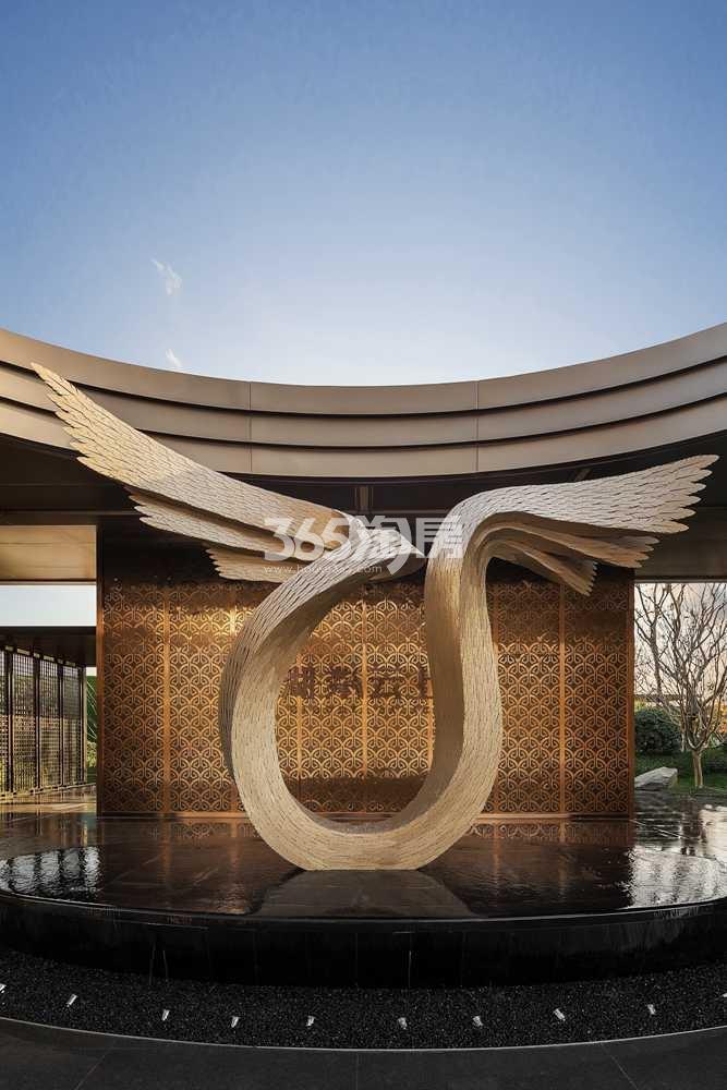 龙湖·粼云上府示范区实景（2021.12.9摄）