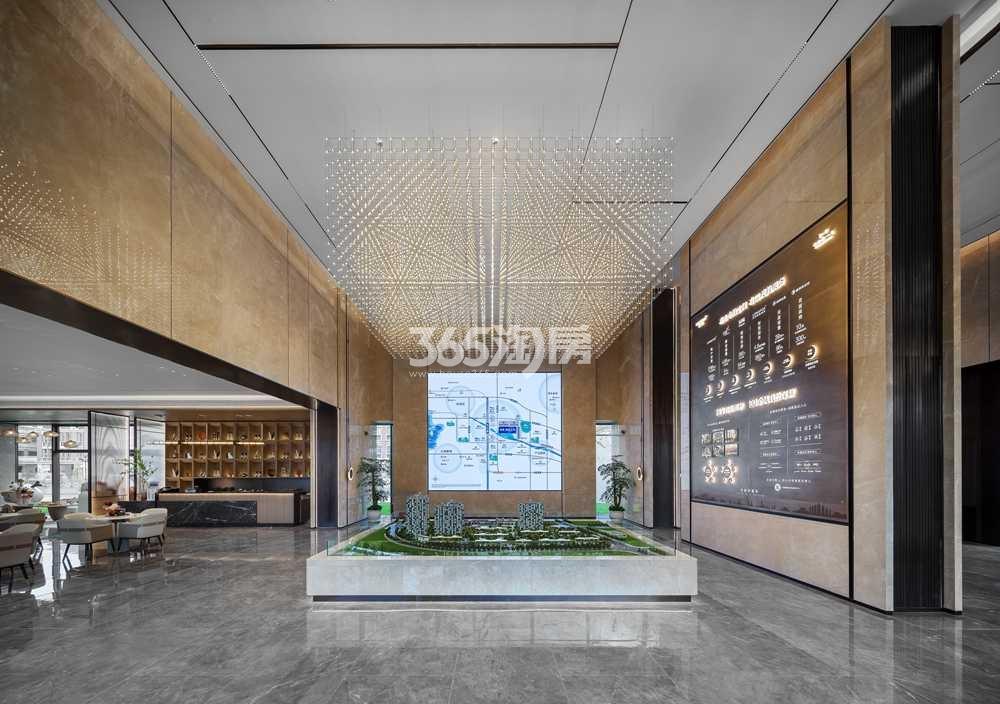 龙湖·粼云上府示范区实景（2021.12.9摄）