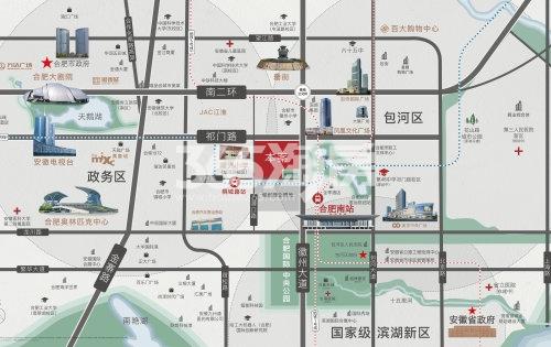 华宇信达锦绣蘭庭交通图