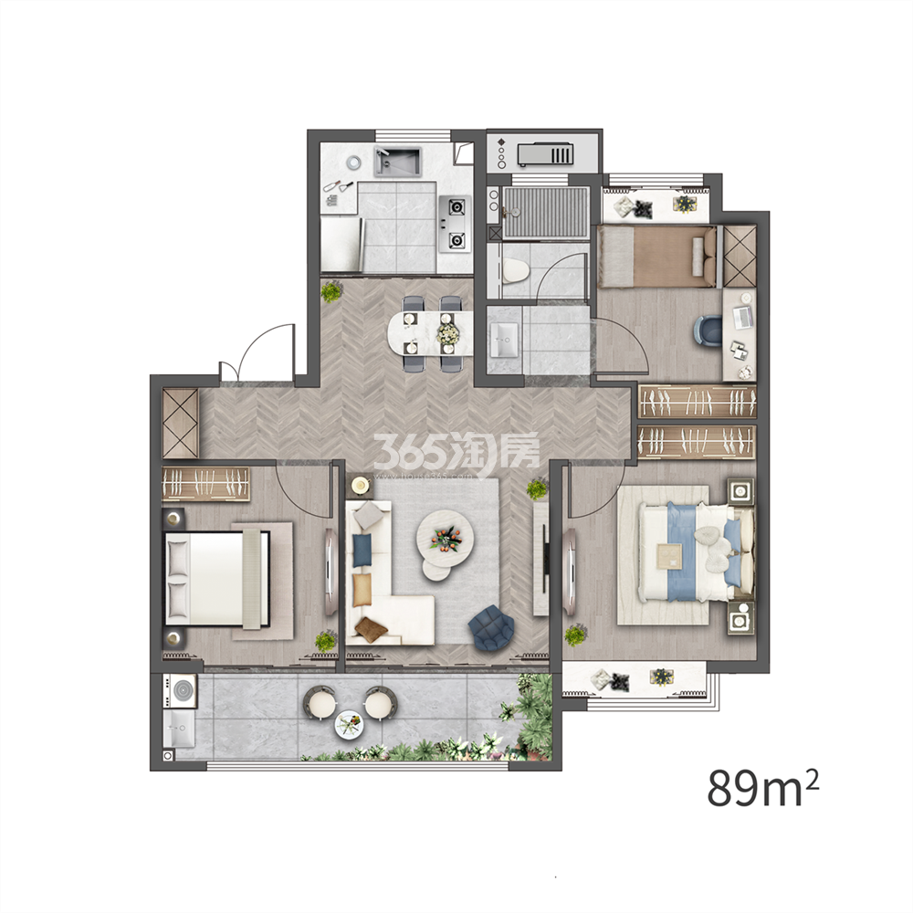首开·南岸潮鸣户型图