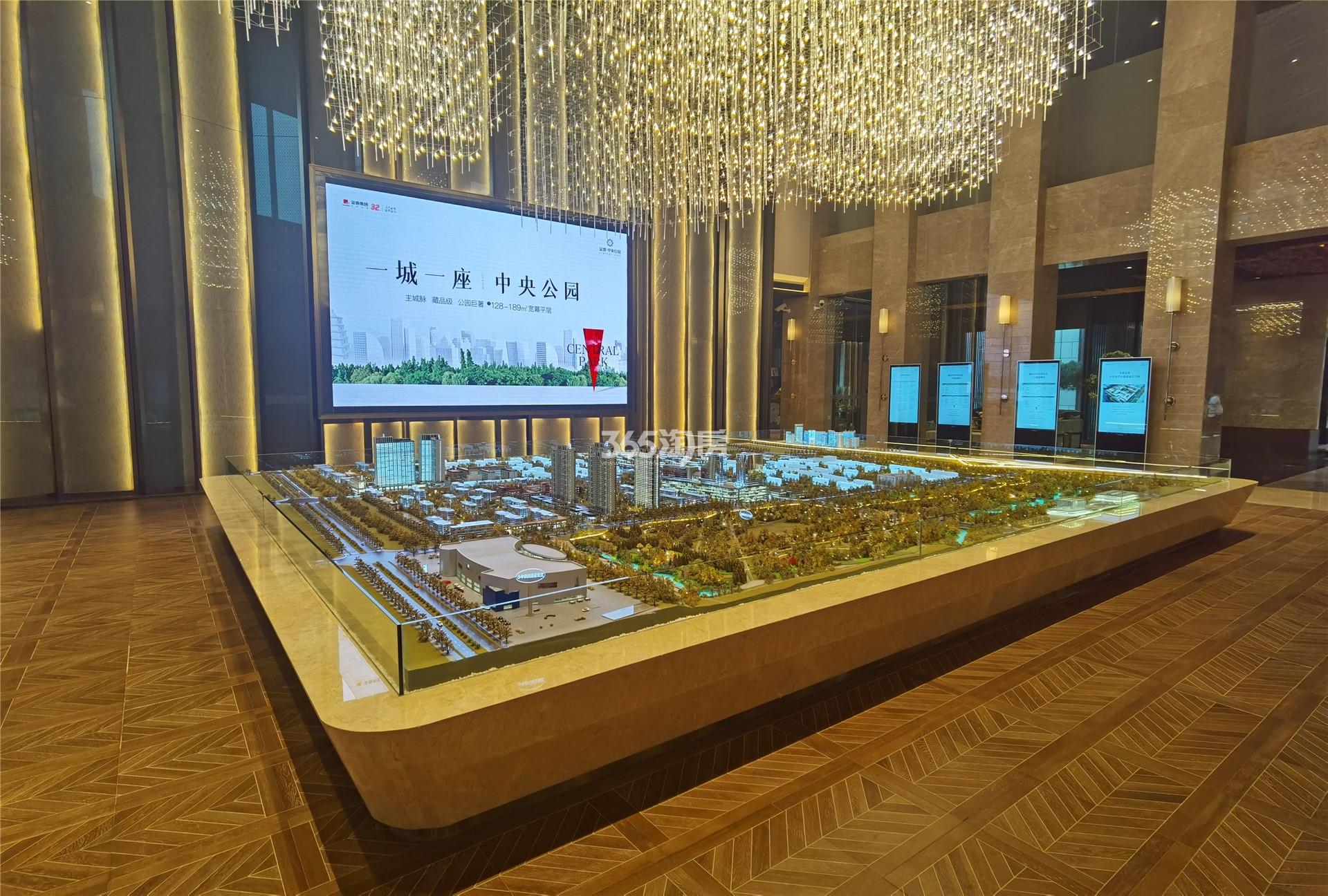 金地中央公园沙盘图