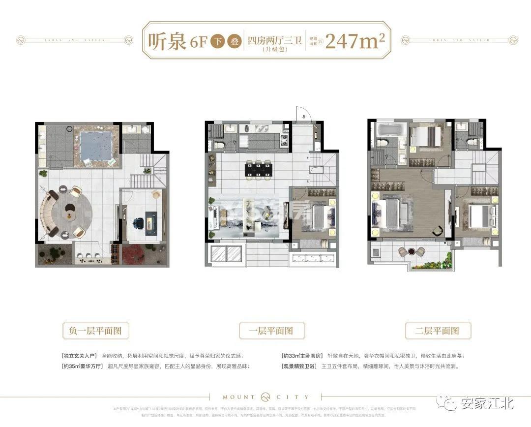 龙湖山与城下叠247㎡户型图
