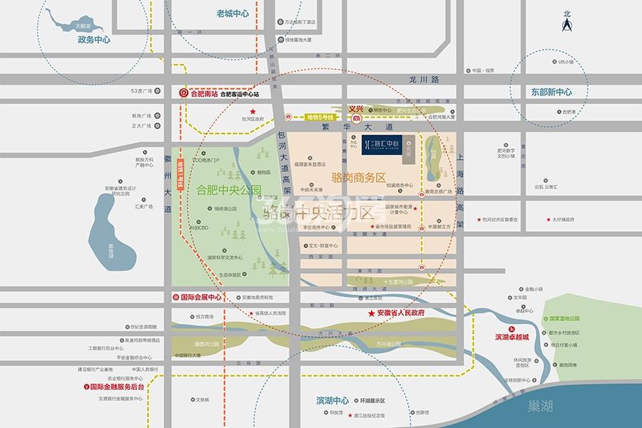 贡街·智汇中心交通图