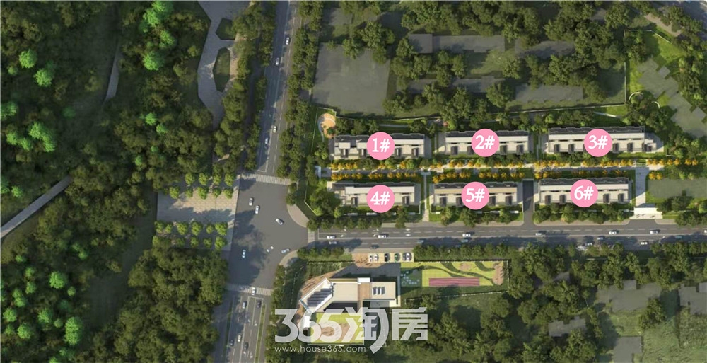 安展熙园鸟瞰图