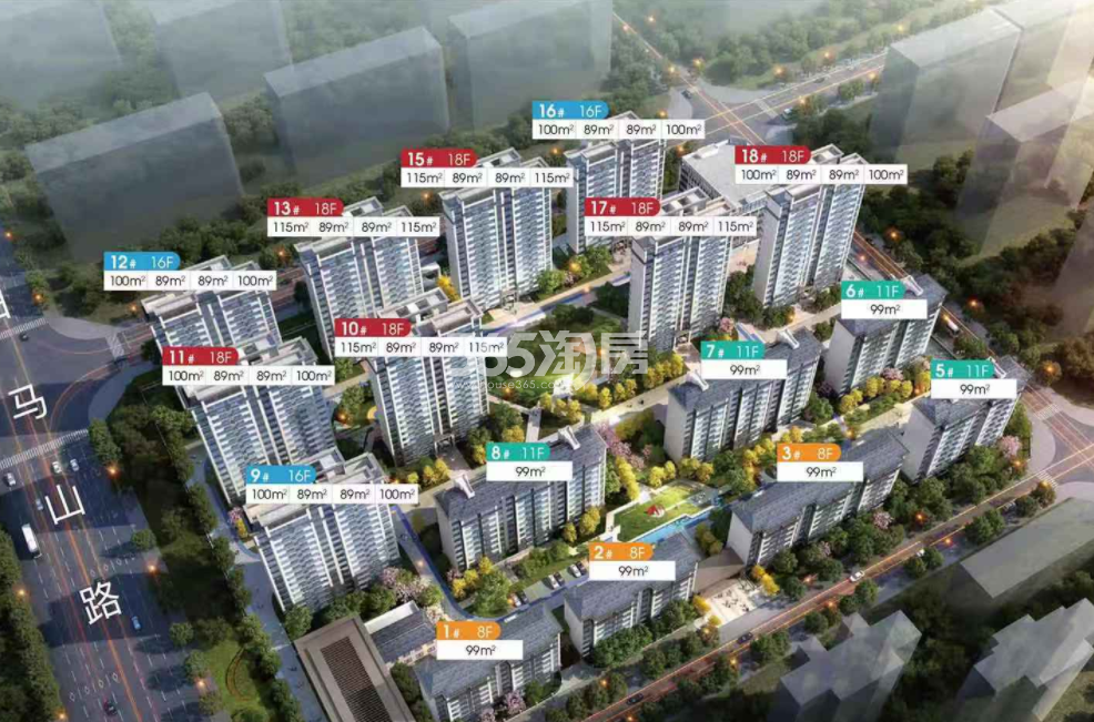 奥园东璟里鸟瞰图