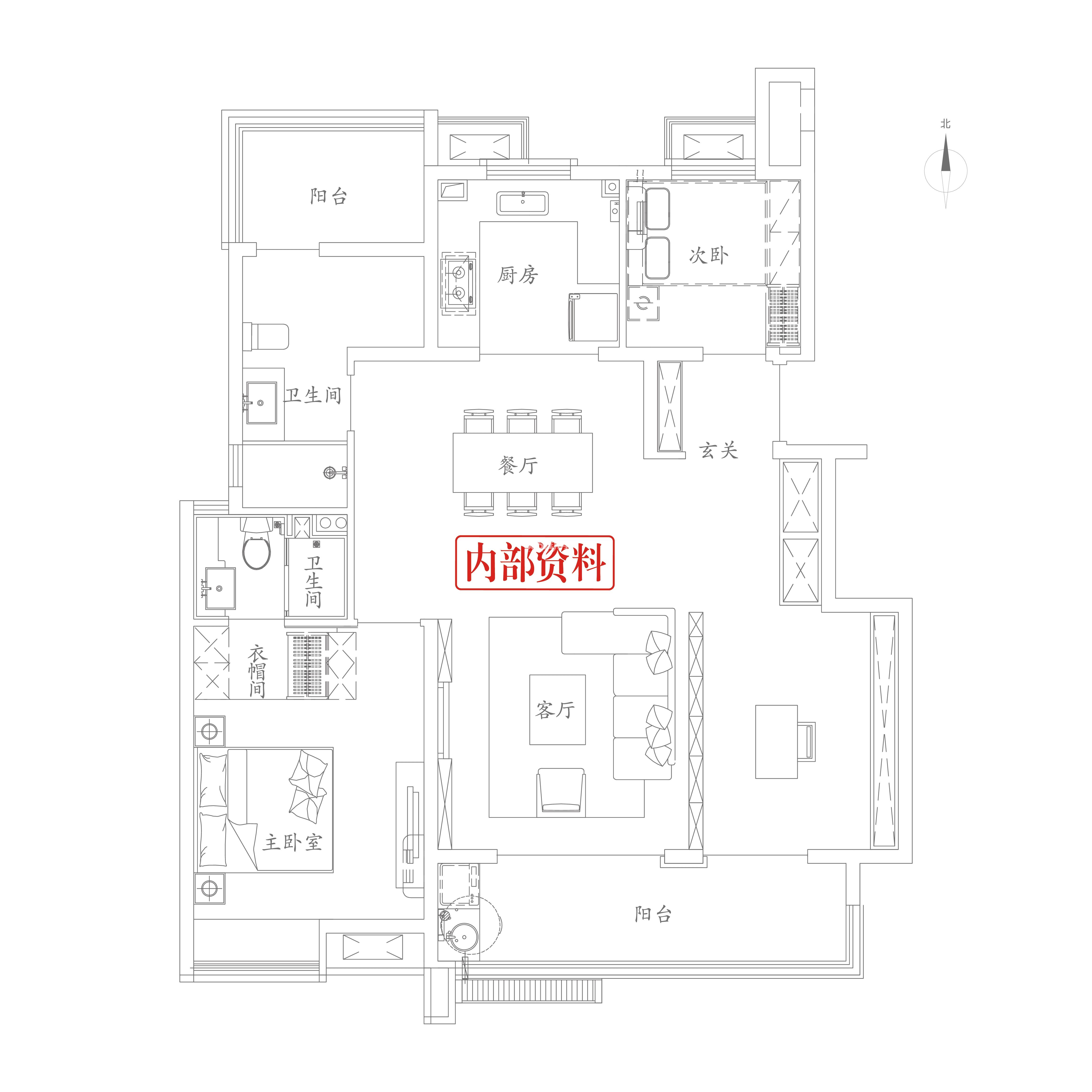 皖投万科天下艺境117㎡户型
