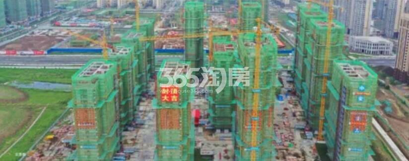 皖投国濱世家一期高层楼栋工程实景图（2020.9.22）