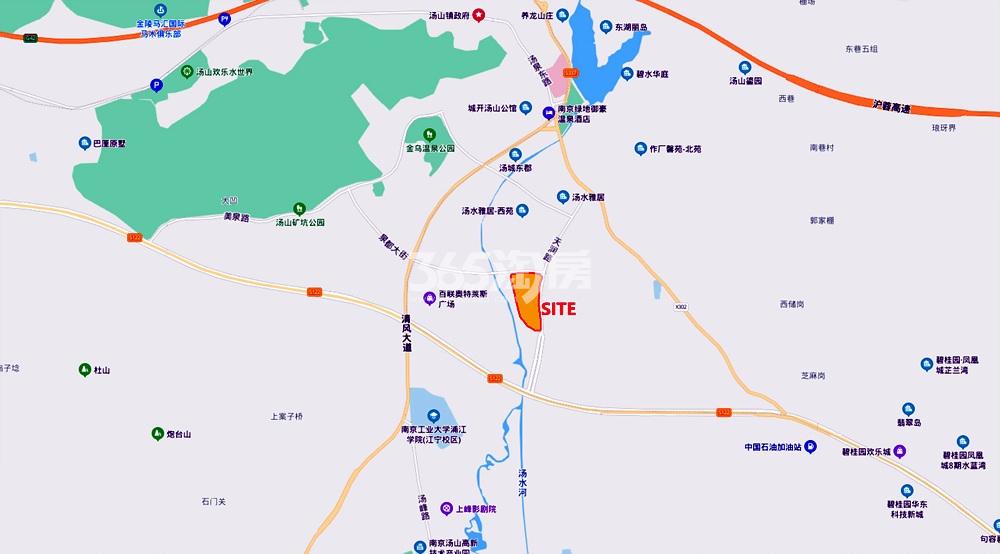 弘阳汤山G48地块区位图