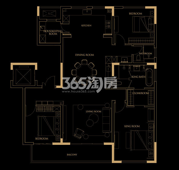 西水东·檀宫182平户型图