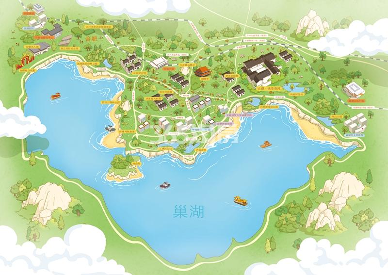 合肥桃李春风交通图