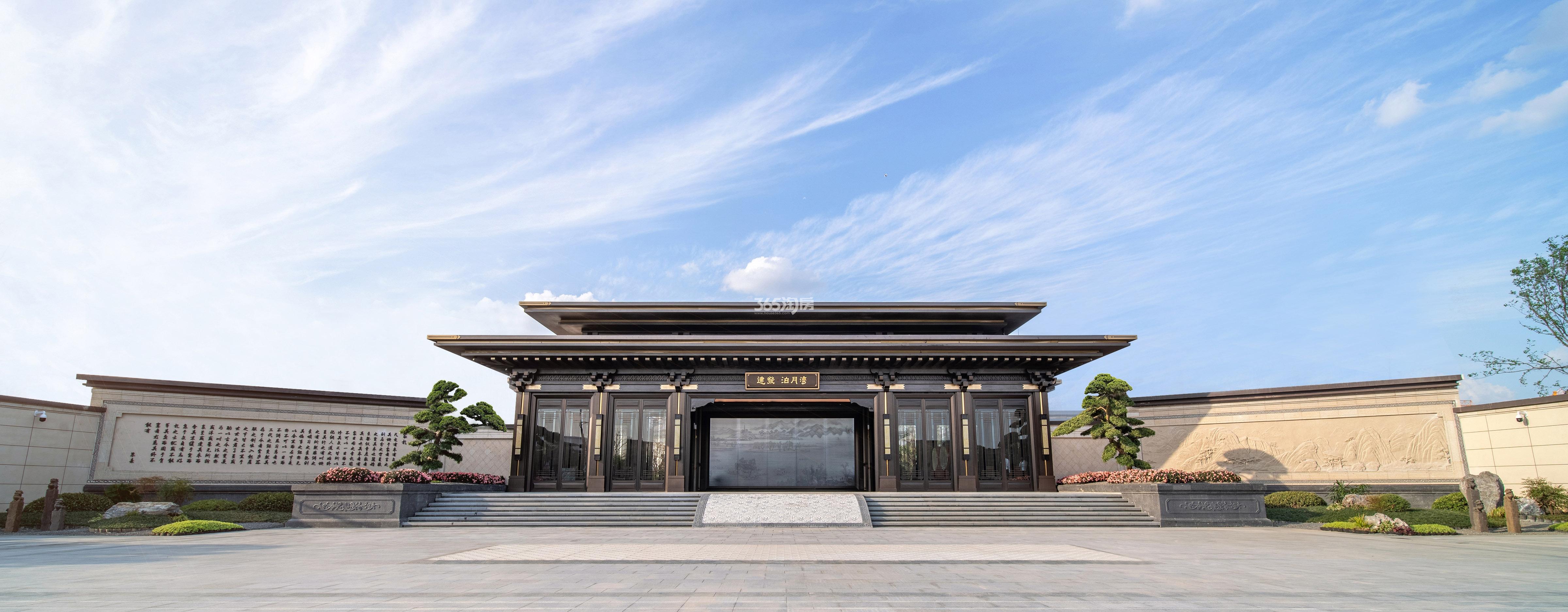 建发泊月湾示范区实景（2020.10.6摄）