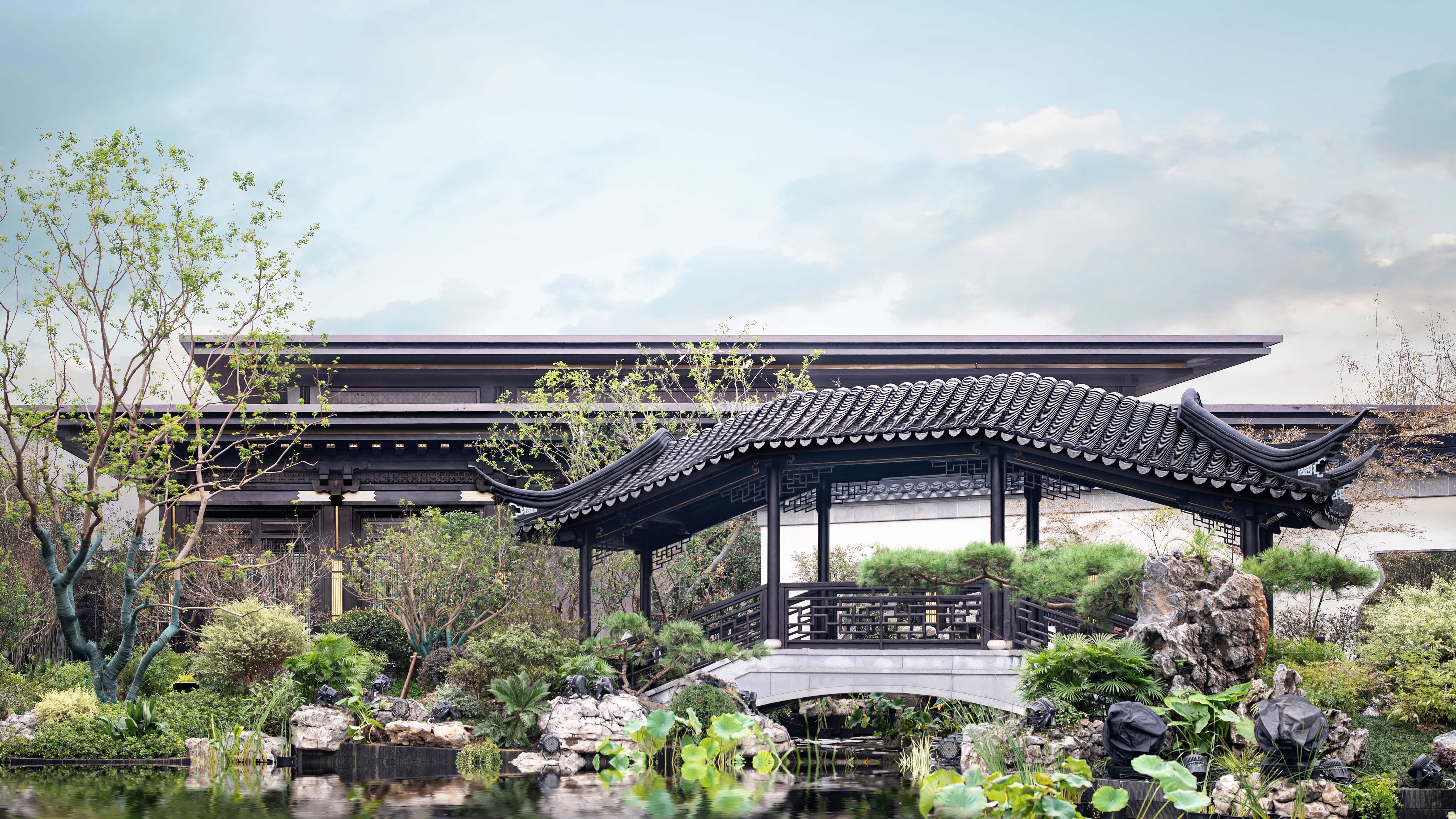 建发泊月湾示范区实景（2020.10.6摄）