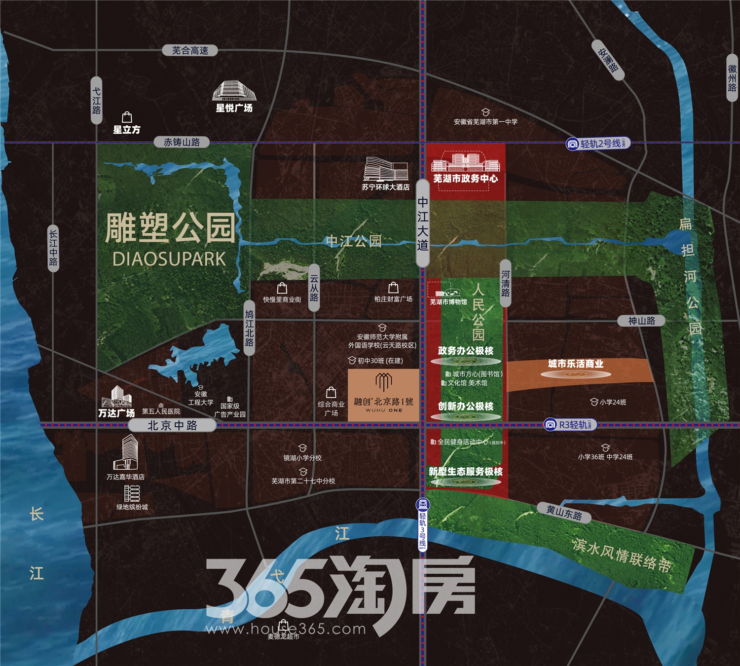 融创北京路1號交通图