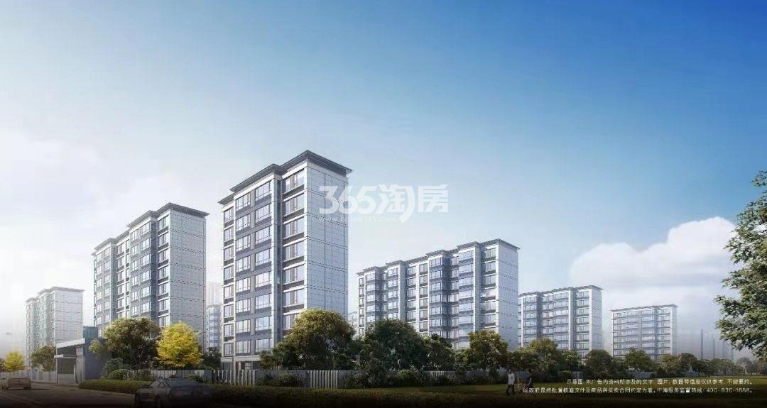中海阅湖湾项目外观效果图