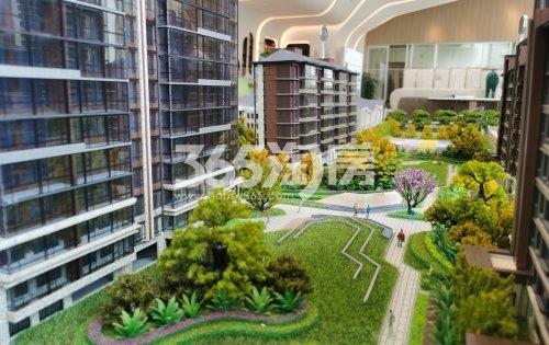 置地瑞玺项目沙盘绿化实景图（2021.1.5）