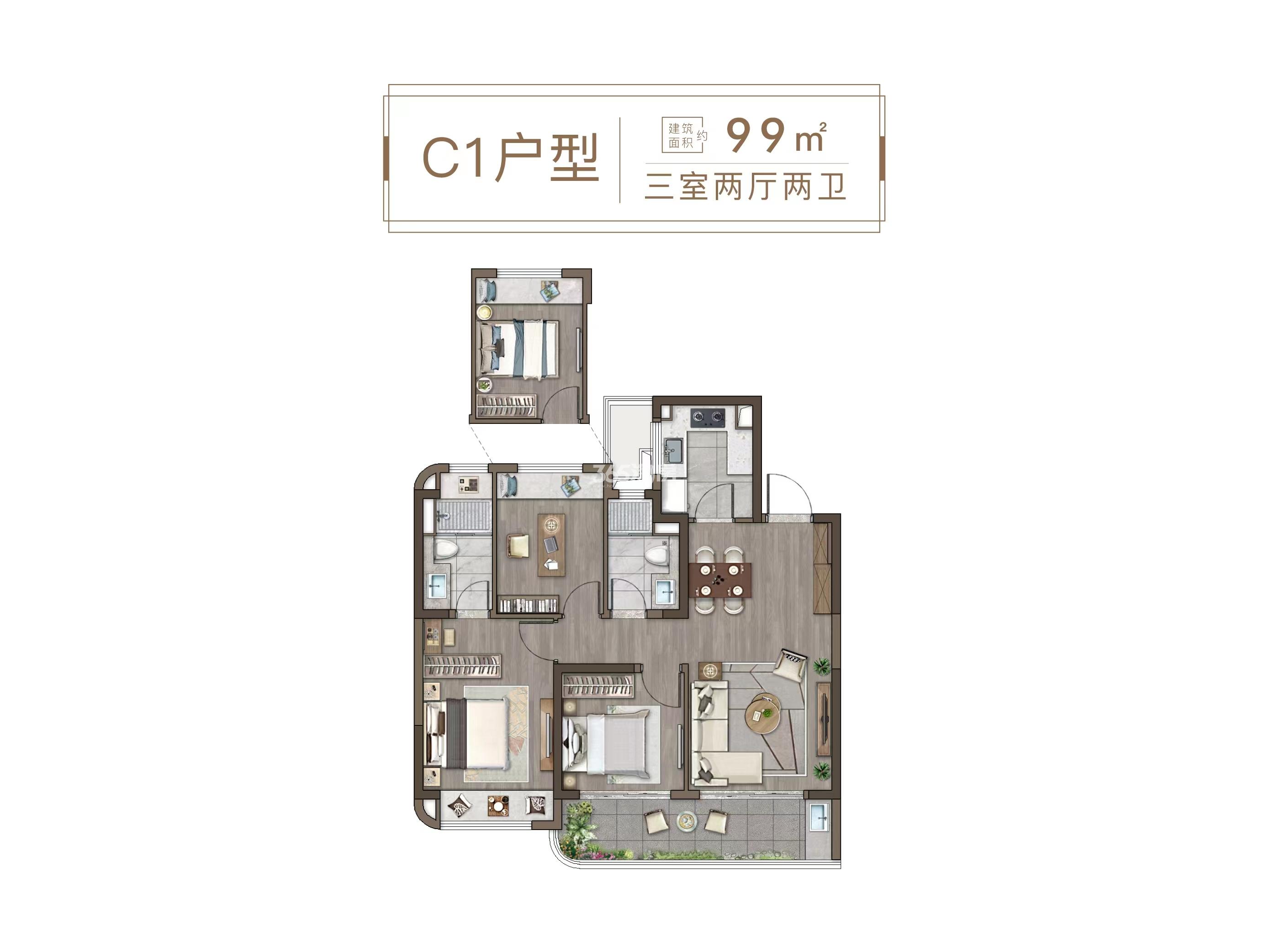 山河九里99平户型图