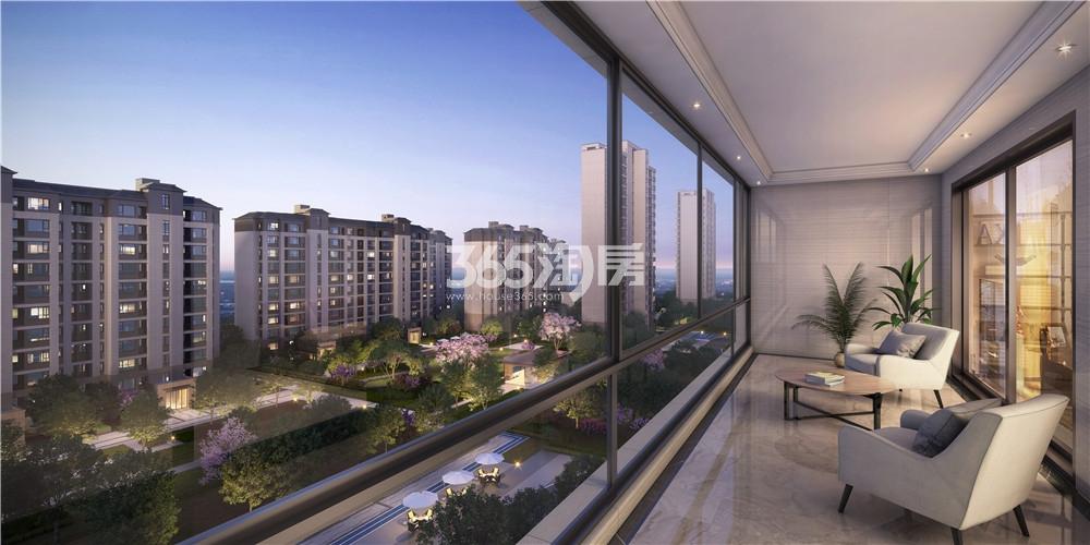 中交春风景里阳台景观效果图