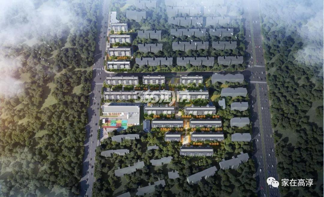 海蓝中棠鸟瞰图